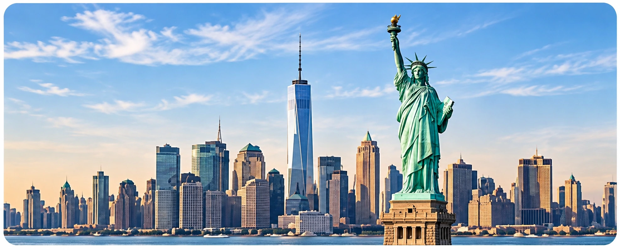 United States city skyline